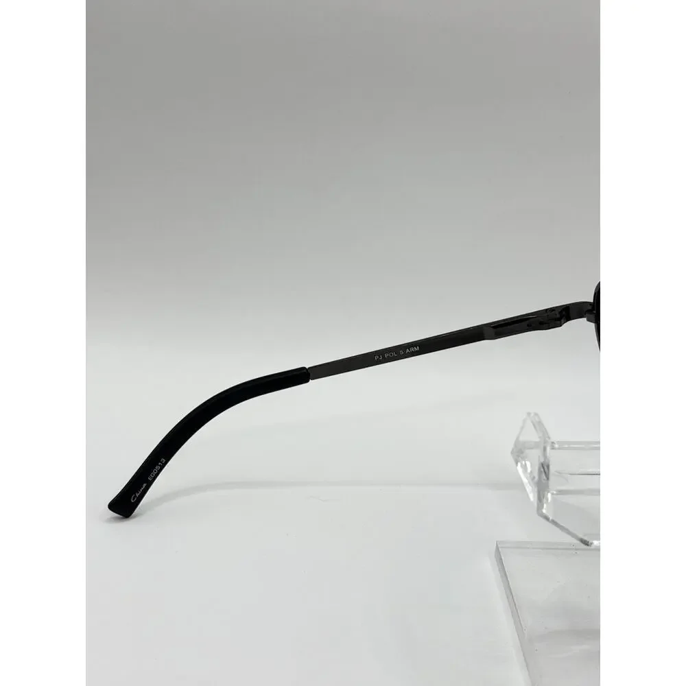 Panama Jack Polarized Aviator Sunglasses Black Gunmetal Unisex